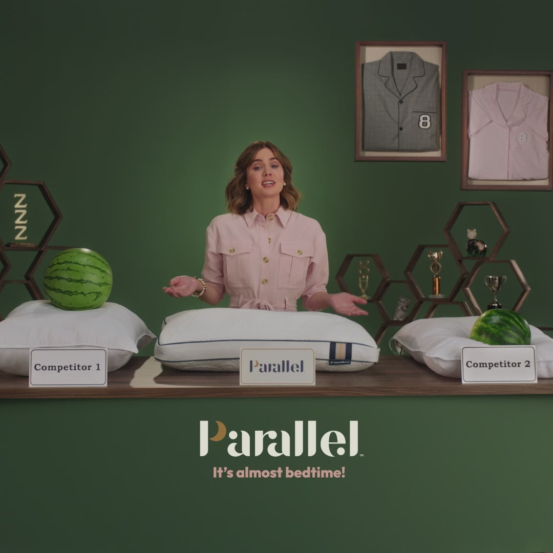 Demonstration of the Parallel Pillow's supportive hybrid fill.
